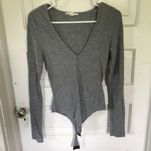 New gray bodysuit